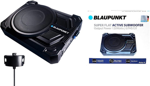 BLAUPUNKT GTHS131 200W 10" CAR Under SEAT Super Slim Powered SUBWOOFER Enclosed