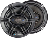 Blaupunkt 6.5-Inch 360W 4-Way Coaxial Car Audio Speaker, Set of 2