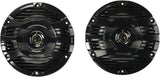 Kenwood KFC-1653MRB 6.5" Black Marine 2 Way Speakers 150 Watts